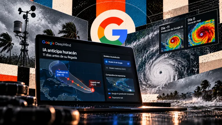 La IA de Google anticipó un huracán 11 días antes de su llegada