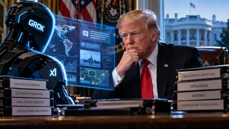 ¿Grok está influyendo en las decisiones de Trump? La inteligencia artificial llega a la Casa Blanca