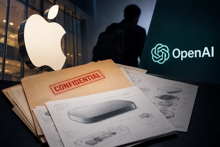 OpenAI acusa a Apple de acceder a secretos de su próximo dispositivo