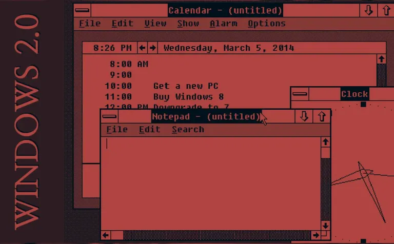 La historia de Windows 2.0